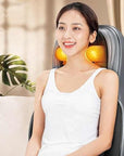 Siyaco Full Body Shiatsu Massage Chair – 3D Kneading Massage Cushion with Red Light Therapy & Heat, Back Pain Relief Seat for Home, Office Chair & Car Seat