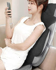 Siyaco Full Body Shiatsu Massage Chair – 3D Kneading Massage Cushion with Red Light Therapy & Heat, Back Pain Relief Seat for Home, Office Chair & Car Seat
