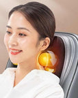 Siyaco Full Body Shiatsu Massage Chair – 3D Kneading Massage Cushion with Red Light Therapy & Heat, Back Pain Relief Seat for Home, Office Chair & Car Seat