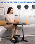 Mini Under-Desk Pedal Exercise Bike & Elliptical Machine | Home Fitness Equipment for Seniors