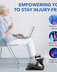 Mini Under-Desk Pedal Exercise Bike & Elliptical Machine | Home Fitness Equipment for Seniors