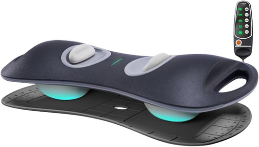 Siyaco Electric Lumbar Traction Massager - Heat Function for Muscle Relaxation, Ergonomic Design Lumbar Traction Device