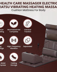 SIYACO Full Body Massage Mattress – Foldable Vibrating Heating Massage Cushion Mattress - Full Body Massager for Head, Neck, Waist, Legs, and Back Muscle Relaxation