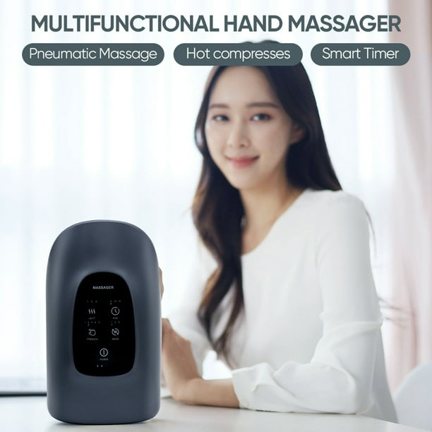 Smart Heated Hand Massager – 2025 Wireless Finger & Joint Therapy with Heat & Compression for Pain Relief & Relaxation