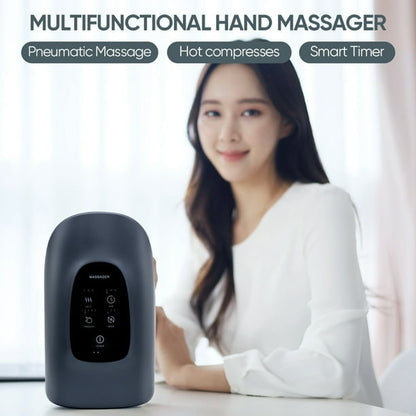 Smart Heated Hand Massager – 2025 Wireless Finger & Joint Therapy with Heat & Compression for Pain Relief & Relaxation
