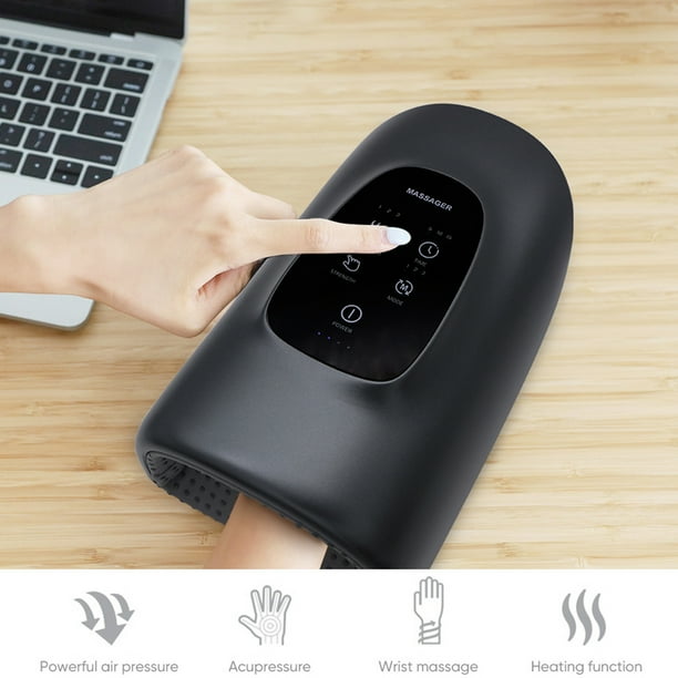 Smart Heated Hand Massager – 2025 Wireless Finger & Joint Therapy with Heat & Compression for Pain Relief & Relaxation